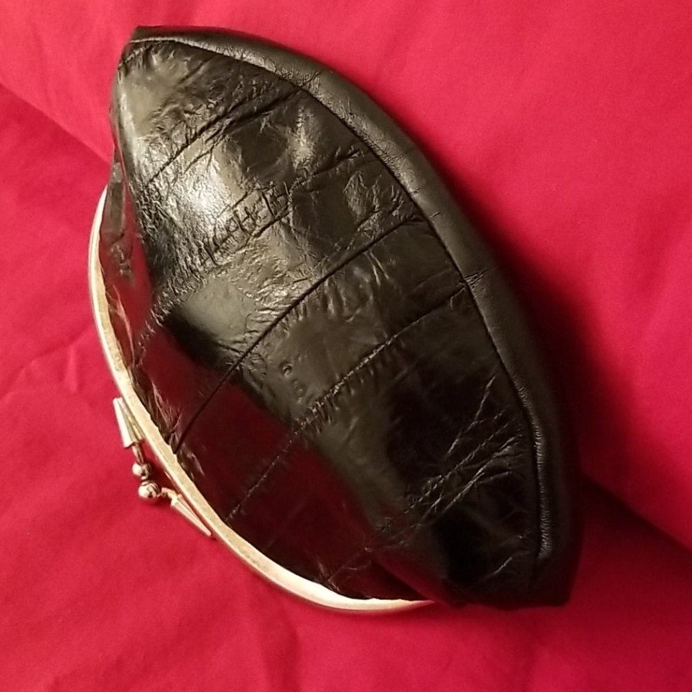 Eel Skin Mini Clutch - Picture 2 of 8